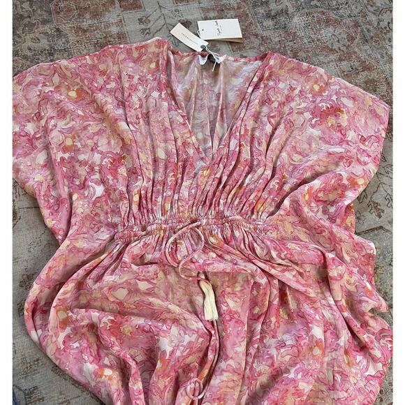 Anthropologie Rujuta Sheth Kaftan Maxi Dress Womens One Size Vacation Summer - Picture 6 of 10